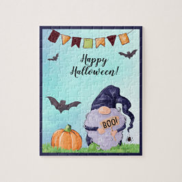Gnome Happy Halloween Puzzle