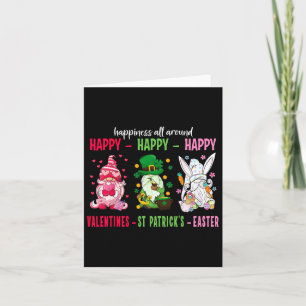Gnome Happy Valentine St Patrick Ostern Glück Karte