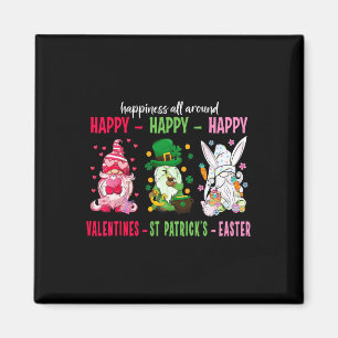 Gnome Happy Valentine St Patrick Ostern Glück Magnet