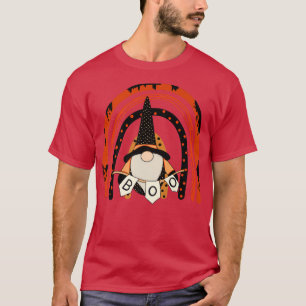 Gnome Hexenhaur Halloween Kostüm Pumpkin Herbst T-Shirt