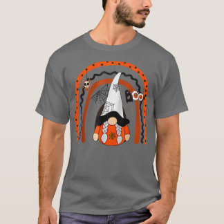 Gnome Hexenhaur Halloween Kostüm Pumpkin Herbst T-Shirt