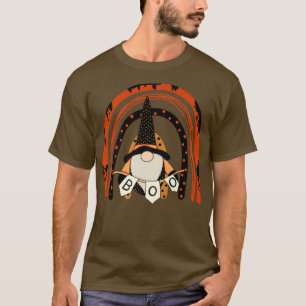 Gnome Hexenhaur Halloween Kostüm Pumpkin Herbst T-Shirt