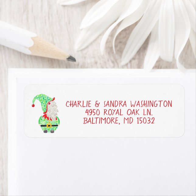 Gnome Holiday Rücksendeadresse (Insitu)