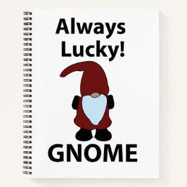 Gnome Immer glücklich Gnome Notizbuch