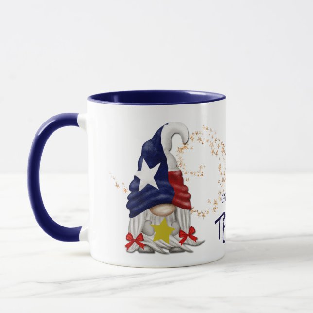 Gnome in der Texas Star Swirl Tasse (Links)
