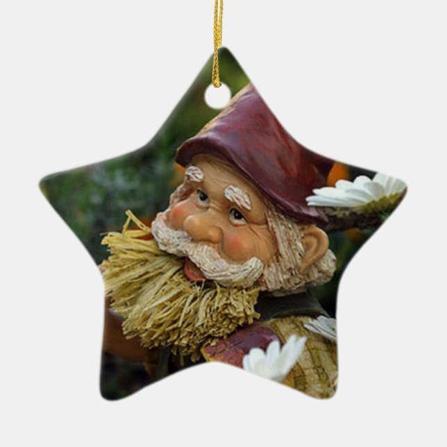Gnome Keramik Ornament (Vorne)