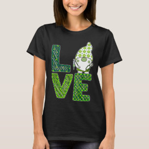 Gnome Krankenschwester Schule Patrick's Day Liebe T-Shirt