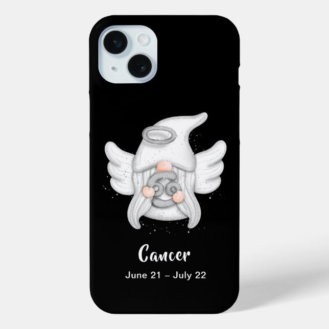 Gnome Krebs Astrologie Sign Angel Case-Mate iPhone Hülle (Rückseite)
