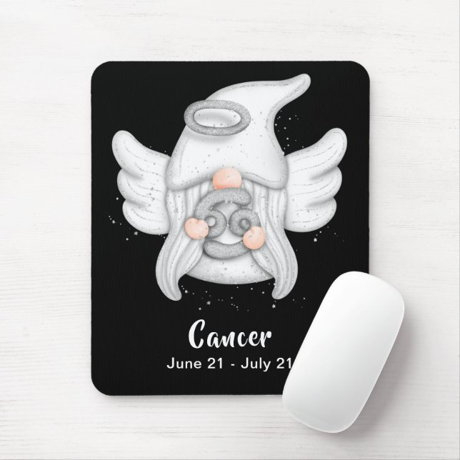 Gnome Krebs Astrologie Signieren Angel Maus Pad Mousepad (Mit Mouse)