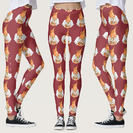 Gnome Leo Astrologie Signature Angel Leggings