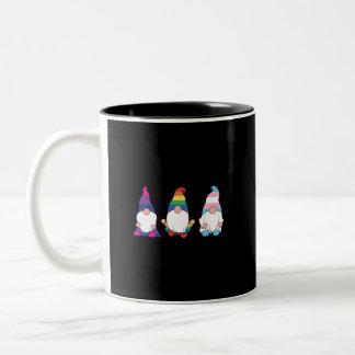 Gnome LGBTQ Bisexuelle Transsexuelle Allianz Zweifarbige Tasse