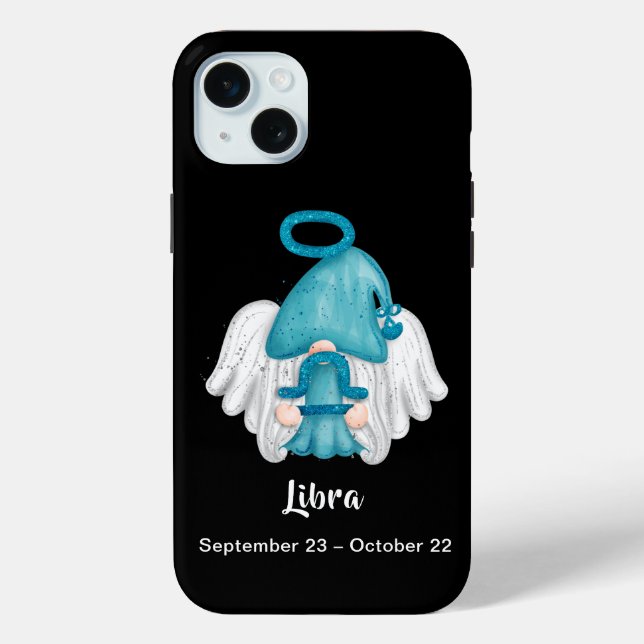 Gnome Libra Astrologie Sign Angel Case-Mate iPhone Hülle (Rückseite)