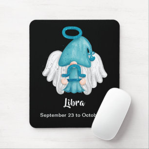 Gnome Libra Astrologie Signatur Angel Maus Pad Mousepad