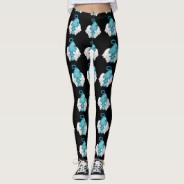 Gnome Libra Astrologie Signatur Engel Leggings