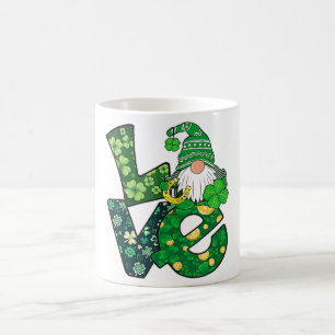 Gnome Liebe Funny St Patricks Day Kaffeetasse