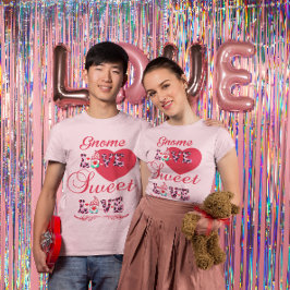 Gnome Liebe Sweet Liebe Valentines Unisex T-Shirt
