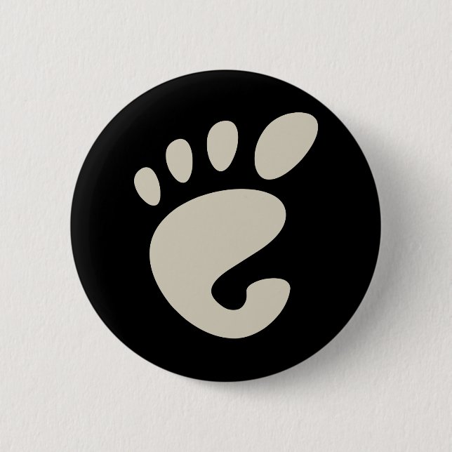 GNOME - Linux - OSS FSF Button (Vorderseite)