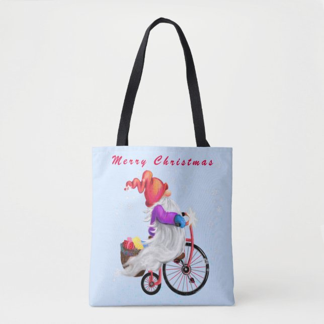 Gnome mit Bike Weihnachtsgebäck (Vorderseite)