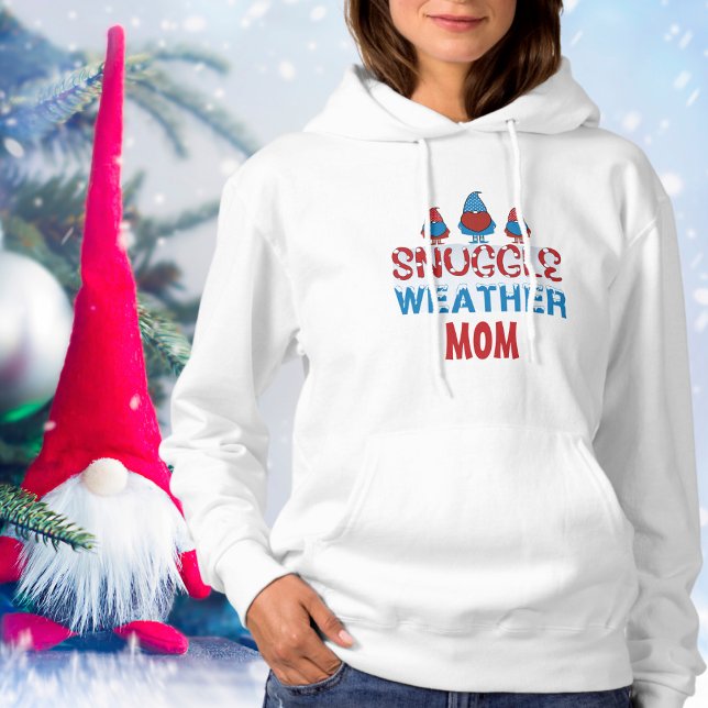 Gnome, Niedliche Damen, MAMA, Winterferien Hoodie (Gnomes, Cute Ladies, MOM, Winter Hoodie)