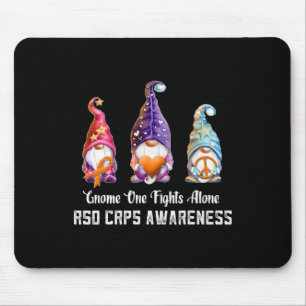 Gnome Niemand kämpft Rsd Crps Awareness allein Rsd Mousepad