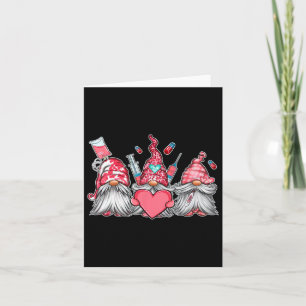 Gnome Nurse Scrub Valentine Rn Icu Er Valentine D Karte