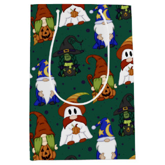 Gnome-o-Ween (Mittel) Geschenktasche Mittlere Geschenktüte
