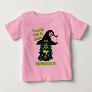 Gnome-O-Ween-Spinnenhexen-Pun-Shirts Baby T-shirt