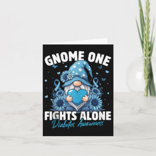 Gnome One kämpft allein Diabetes Awareness Tank To Karte
