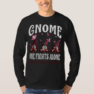 Gnome One kämpft allein Lymphstörungen Awar T-Shirt