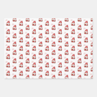 Gnome Peppermint Cocoa Geschenkpapier Set