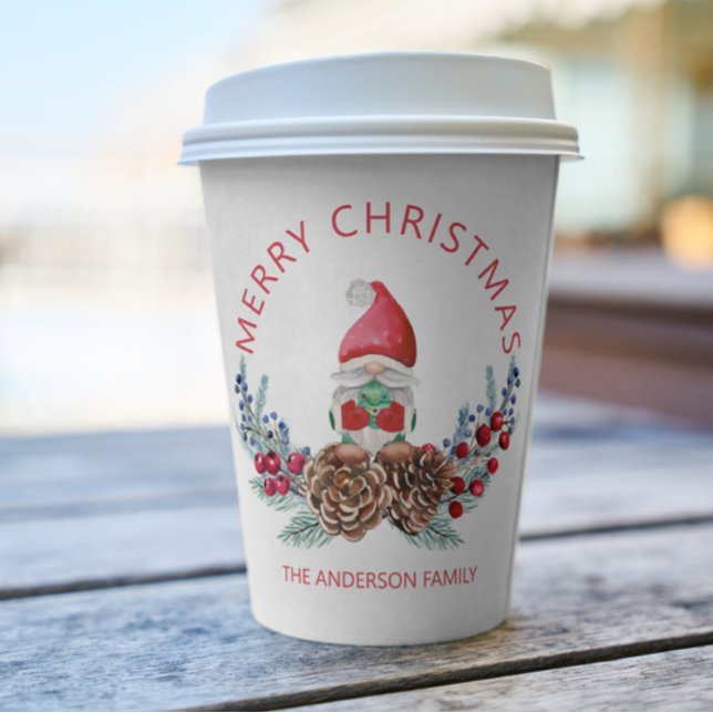 Gnome Pine Cones Pappbecher (Von Creator hochgeladen)