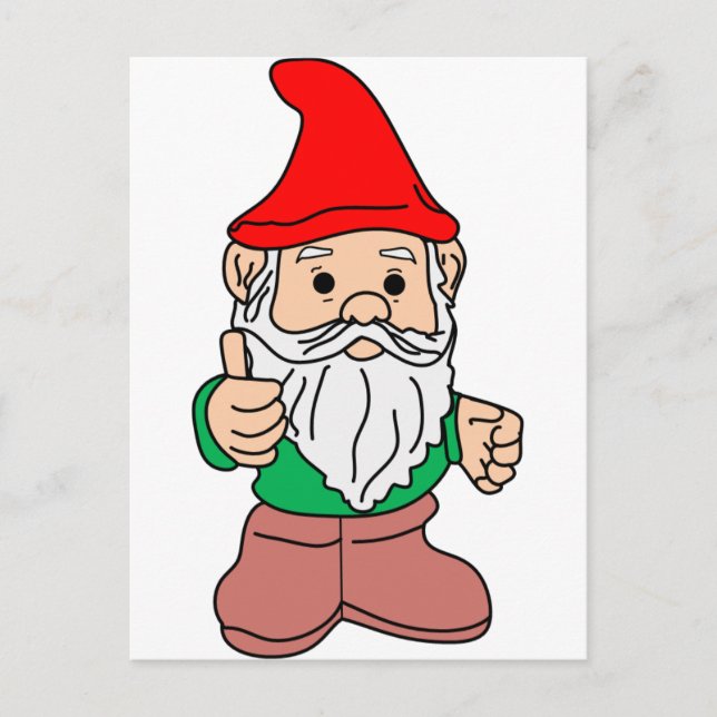 Gnome Postkarte (Vorderseite)