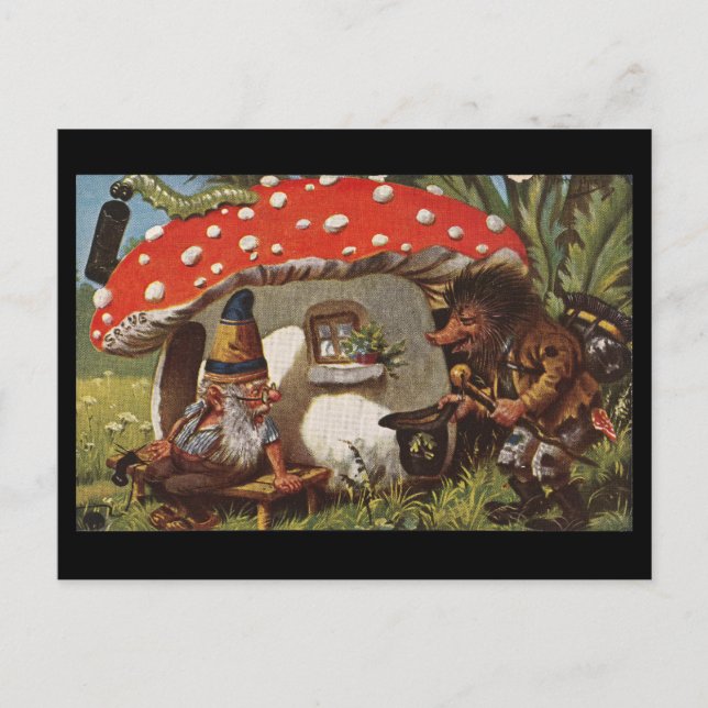 Gnome Postkarte (Vorderseite)