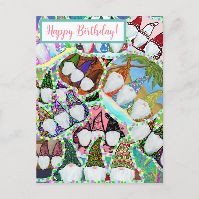 GNOME POSTKARTE (Vorderseite)