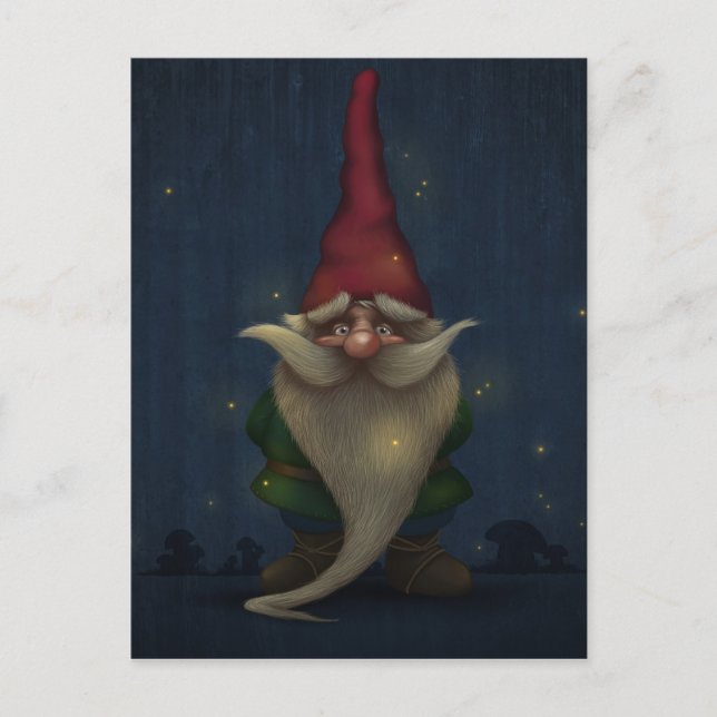 Gnome Postkarte (Vorderseite)