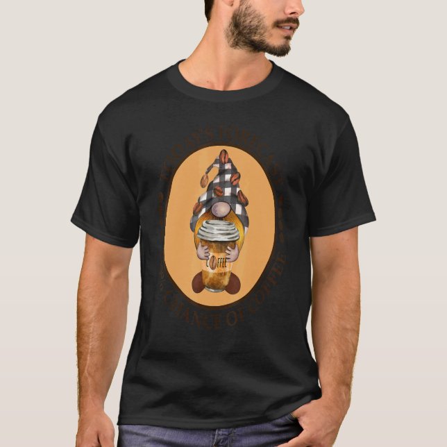 Gnome Pumpkin Gewürzkaffee Bean Liebe Heute Foreca T-Shirt (Vorderseite)