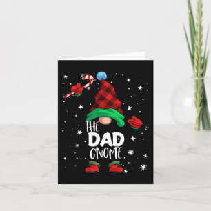 Gnome Red Buffalo Kariert Matching Family Weihnach Karte