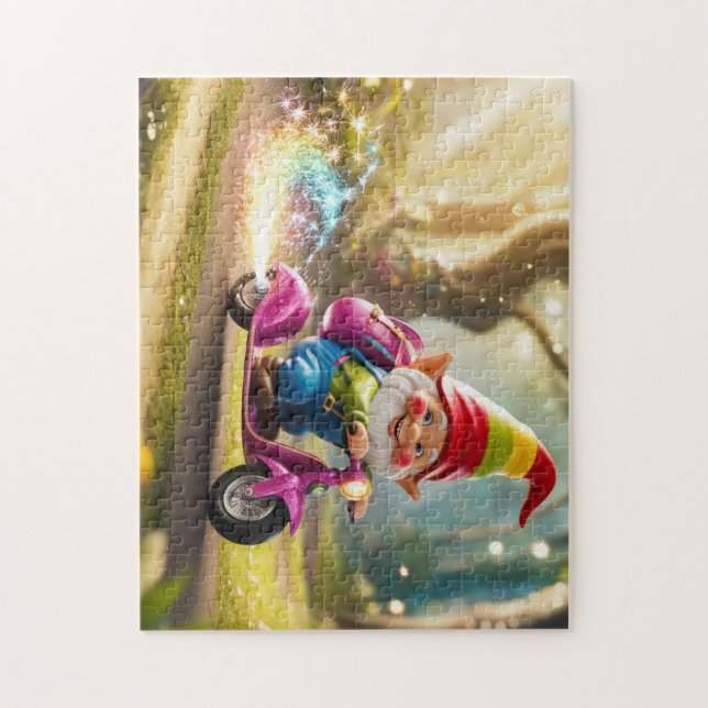 Gnome Scootin" Puzzle (Vertikal)