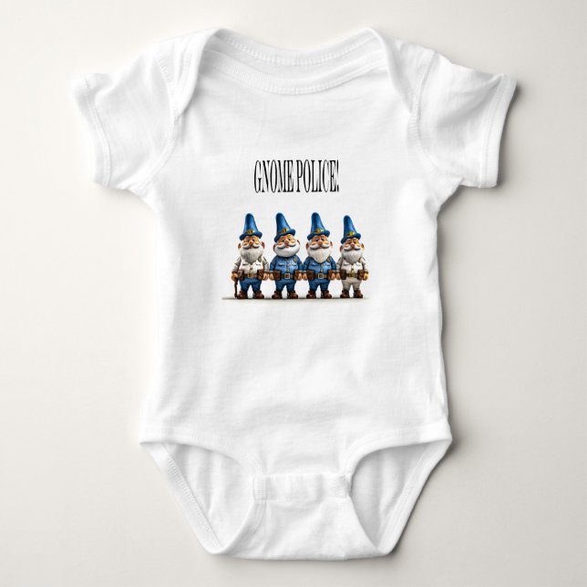 Gnome-Serie Baby Strampler (Vorderseite)