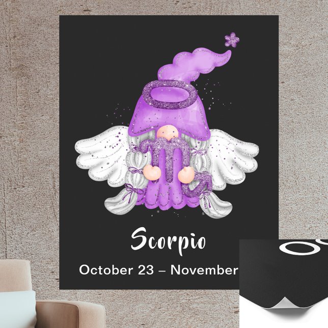 Gnome Skorpio Astrologie Signatur Engel 40 x 50 Po Poster (Gnome Scorpio Astrology Sign Angel 40 x 50 Poster)