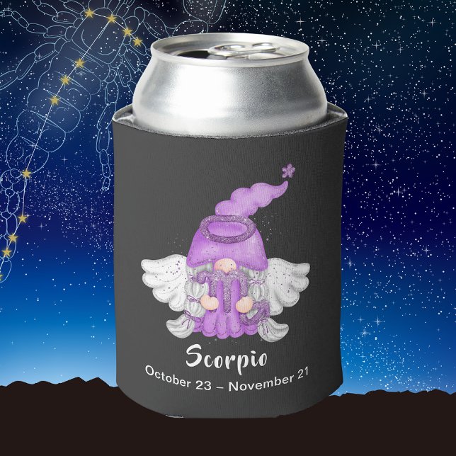 Gnome Skorpio Astrologie Signatur Engel Dosenkühler (Gnome Scorpio Astrology Sign Angel Can Cooler)