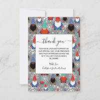 Gnome Snowflake Illustrationen Weihnachtsmuster