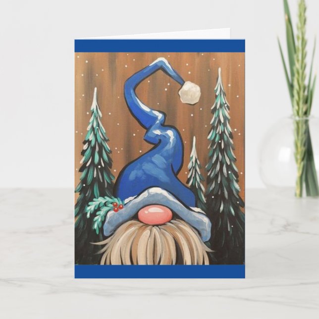 GNOME SPREDING "CHRISTMAS CHEER" FEIERTAGSKARTE (Vorderseite)
