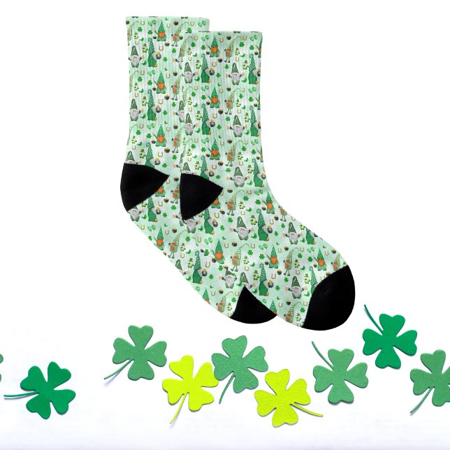 Gnome St. Patrick's Day Celebration Socken (Von Creator hochgeladen)