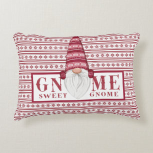 Gnome Sweet Gnome Accent Pillow Dekokissen
