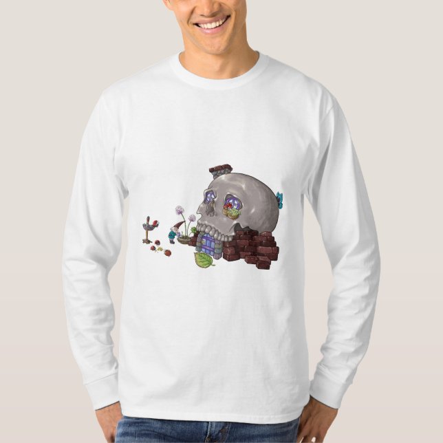 Gnome Sweet Zuhause T-Shirt (Vorderseite)