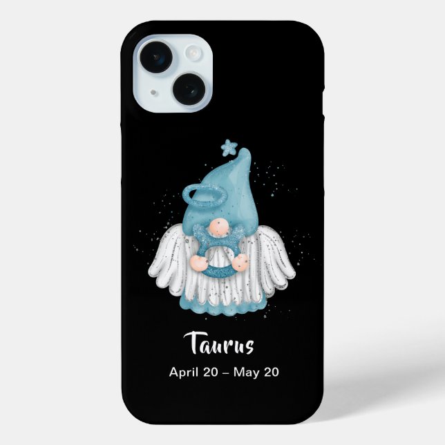 Gnome Taurus Astrologie Sign Angel Case-Mate iPhone Hülle (Rückseite)