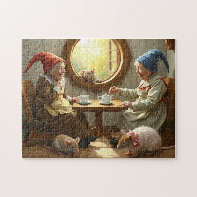 Gnome Tea Party Puzzle (Horizontal)