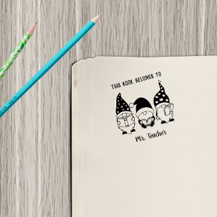 Gnome Teacher Custom Gummistempel