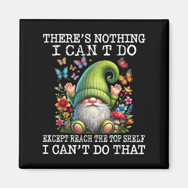 Gnome There's Nothing I Can't Do Except Reach The  Magnet (Vorne)